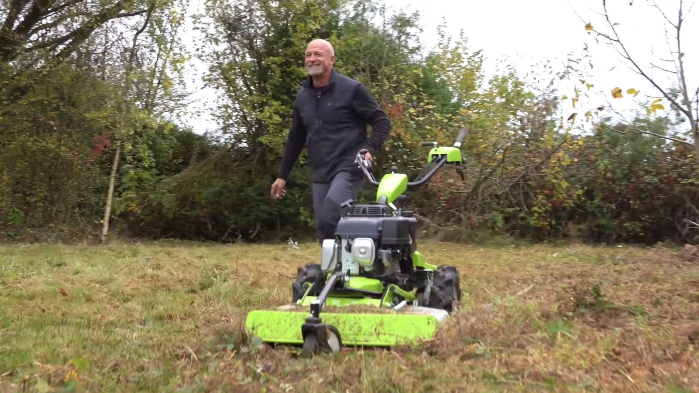 Jean-François sur son terrain, toujours en activité